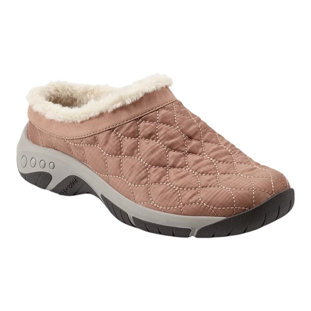 Easy Spirit Women's Wimmy Cozy Water Repellent Mules Brown Size 9 - Picture 1 of 5